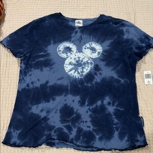 Disney Navy Tie-Dye Mickey Mouse Tee